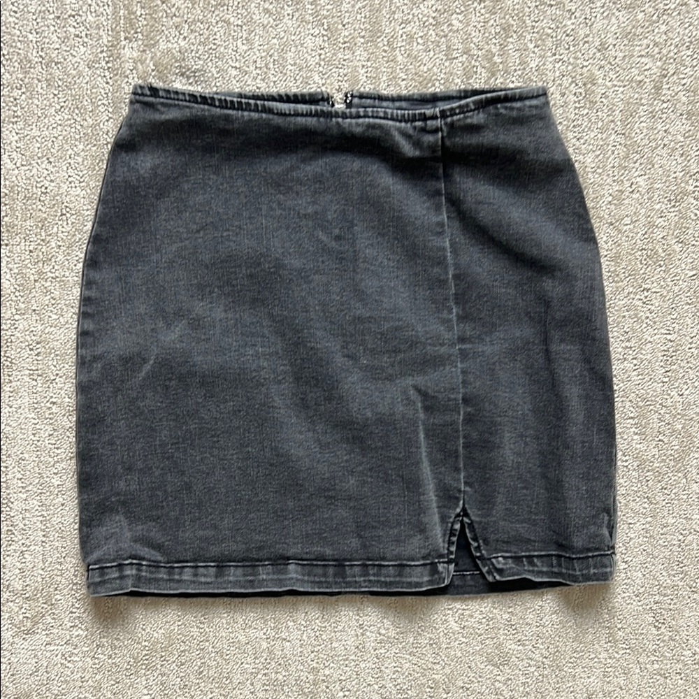 Wild Fable Black Pencil Skirt with Slit